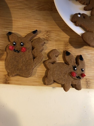 gingerbread pikachu