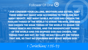 Unqualified – 1 Corinthians 1:26-29