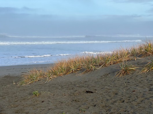 A not quite foggy beach