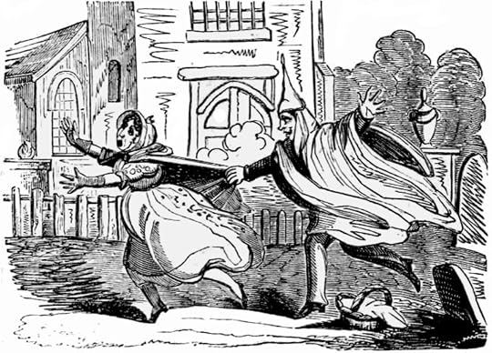 Hammersmith Ghost - The Pretended Hammersmith Ghost Frightening a Woman