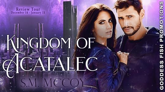 Goddess Fish book tour banner for Kingdom of Acatalec
