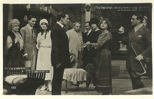 Amleto Novelli and Pina Menichelli in Il padrone delle ferriere (1919)