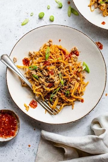 Spicy Hearts of Palm Noodle Stir Fry with Chicken