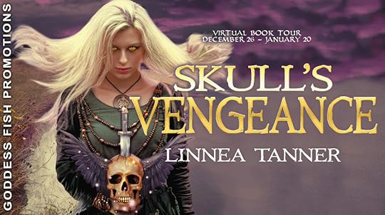 Goddess Fish book tour banner for Skull's Vengeance