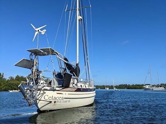 Anchored off Isla Fritz