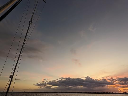 At anchor in the Indian River down South.