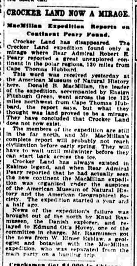 1914 Crocker reported as a mirage