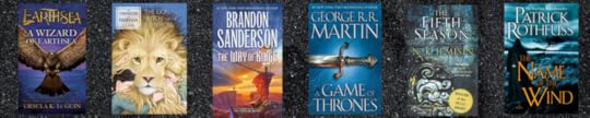 Fantasy book cover collage