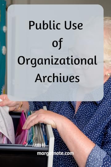 Public Use of Organizational Archives
