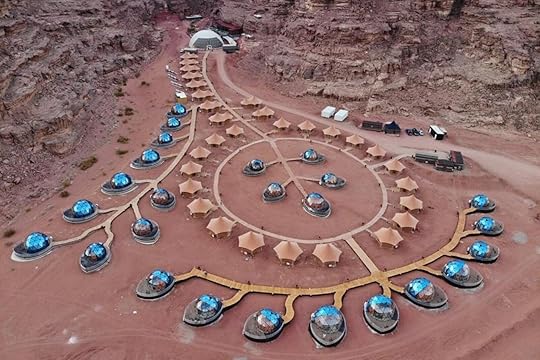 Arial view of Memories Aicha Luxury Camp