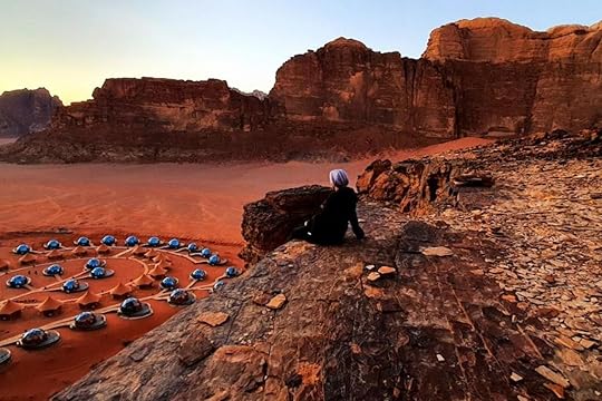 Person looking over Memories Aicha Luxury Camp