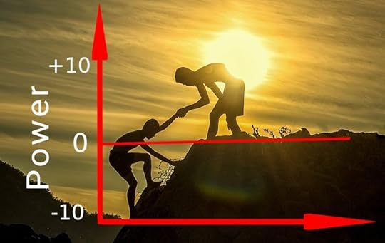 man helps another man up