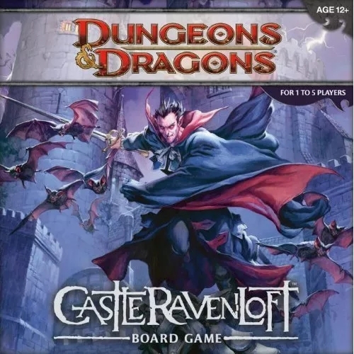 The cover of Castle Ravenloft board game