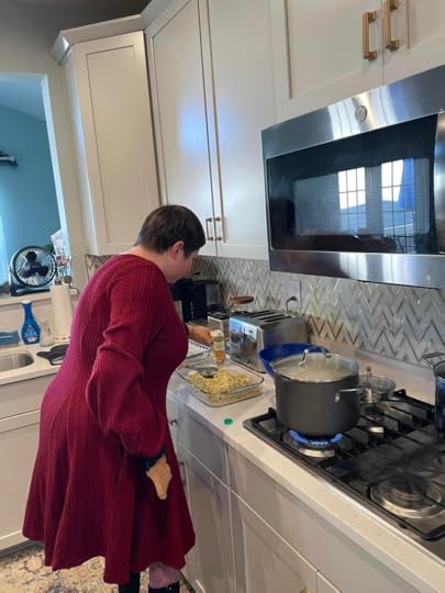 Charlie cooking