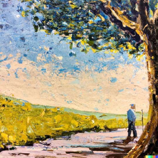 An impressionist oil painting of the perfect Tuesday created using DALLE