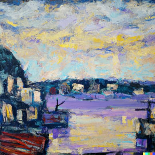 An impressionist oil painting of the perfect Tuesday created using DALLE