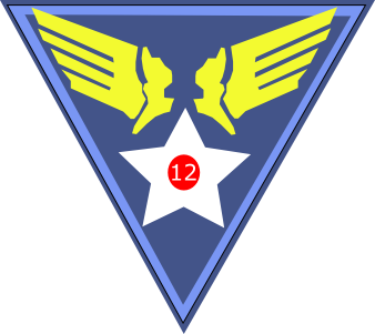 Patch of the US Twelfth Air Force, WWII