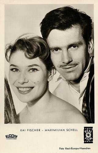 Kai Fischer and Maximilian Schell in Die Ehe des Dr. med. Danwitz (1956)