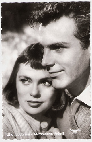 Ulla Jacobsson and Maximilian Schell in Die Letzten werden die Ersten sein (1957)