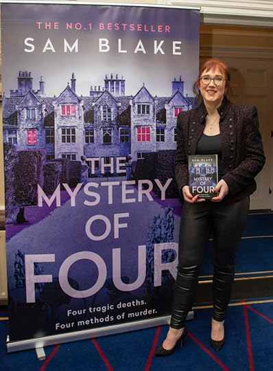 Sam Blake at the launch of The Mystery of Four photos by Ger Holland Photography