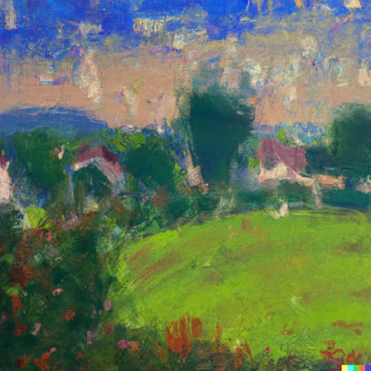 A Postimpressionism oil painting of a marvelous Wednesday morning created using DALLE