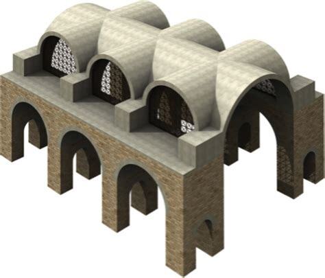 from a barrel vault to a groined vault – GeoGebra