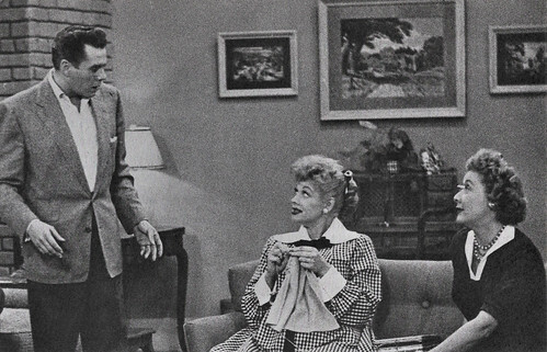 Lucille Ball, Desi Arnaz and Vivian Vance in I Love Lucy (1951-1957)