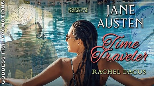 Goddess Fish book tour banner for Jane Austen Time Traveler