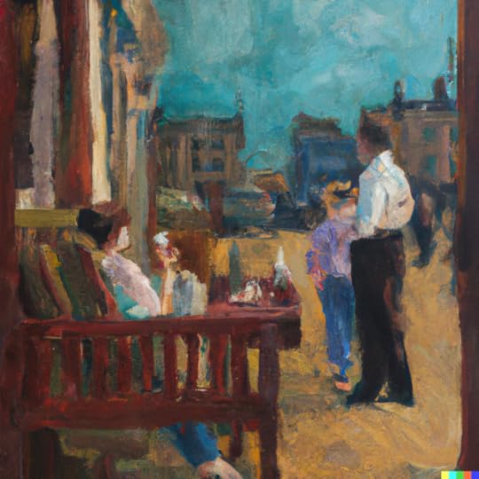 A Renoir oil painting of the perfect Thursday afternoon created using DALLE