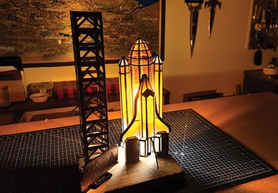 To the Stars: Making A Stained Glass Space Shuttle