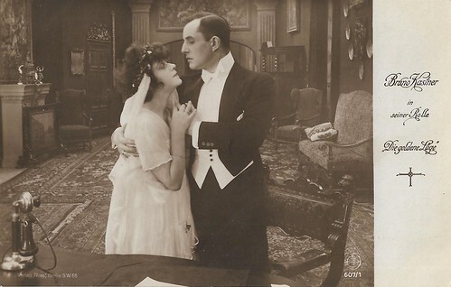 Bruno Kastner and Ria Jende in Die goldene Lüge (1919)