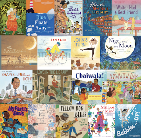 Collage of recently published picture books