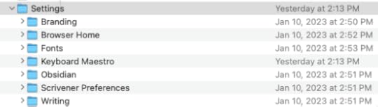 Inside my Settings folder