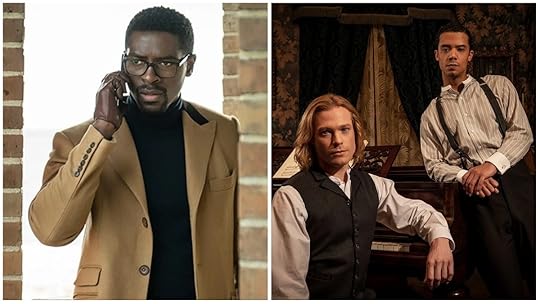 Ciprien Grieve a Talamasca agent from Mayfair Witches, and Louis and Lestat from Interview with the Vampire on AMC.