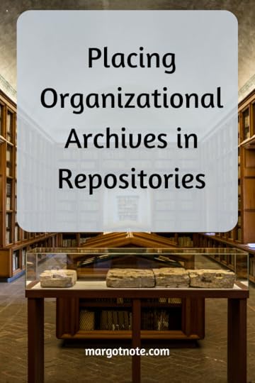 Placing Organizational Archives in Repositories