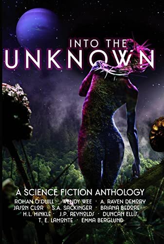 Into The Unknown cover with a moss-person