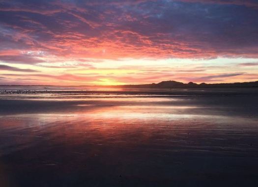 beach sunrises: Fraserburgh beach