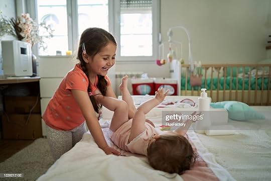 I have a baby sister. I just watched my brother change her diaper.