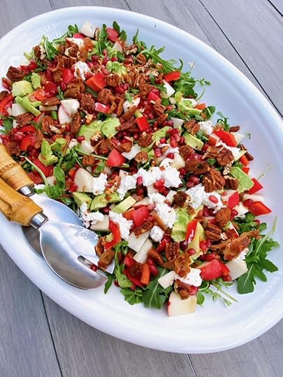 colorful winter salad