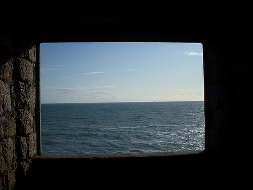 Castles have the best views! Here, from Slains.