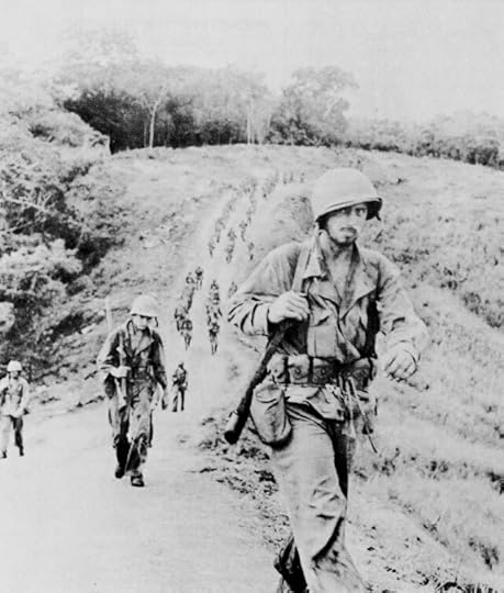 Troops of the US 35th Infantry Division at the Gifu on Guadalcanal, January 1943 (US Army Center of Military History)