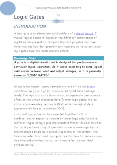 Physics project file on “Logic gates” for class 12th 👍 || Cbse.