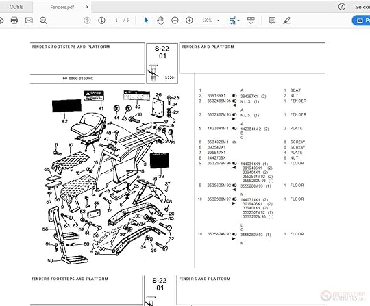 Landini Tractor 8550 Parts Catalog_3301504M3
