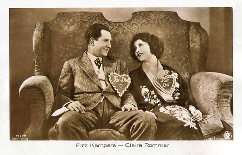 Fritz Kampers and Claire Rommer in Frühere Verhältnisse (1927)