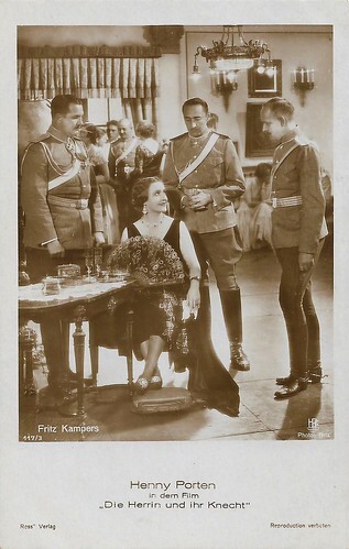 Henny Porten and Fritz Kampers in Die Herrin und ihr Knecht (1929)
