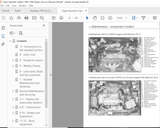 Opel Calibra Workshop Repair Manual Download