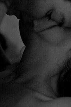 May be a black-and-white image of one or more people