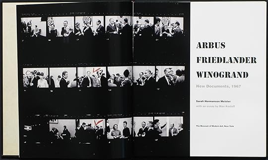 Arbus Friedlander Winogrand: New Documents, 1967