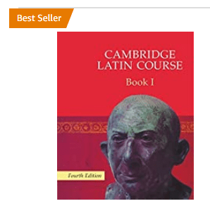 cover of first book in Cambridge Latin series showing Amazon bestseller orange flag