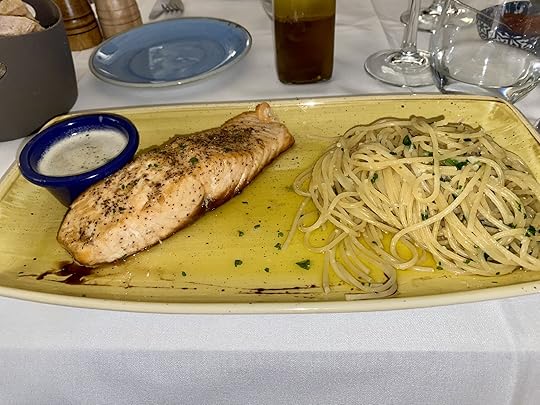 Caribbean food, sale e pepe salmon